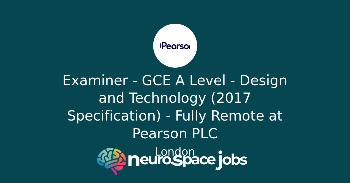 Examiner - GCE A Level - Design and Technology (2017 Specification ...